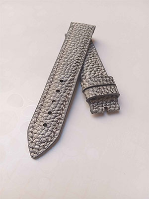 بند ساعت چرمی فلوتر طوسی